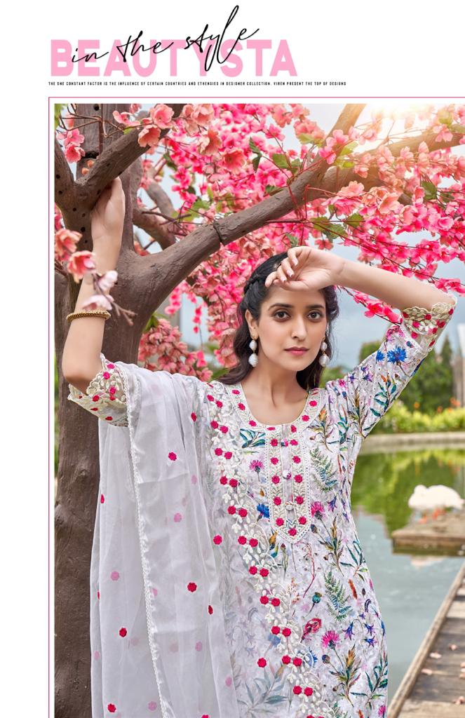 Schiffli Vol 1 By Purohi Digital Printed Readymade Suits